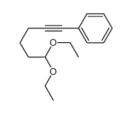 (6,6-diethoxy-hex-1-ynyl)benzene Structure