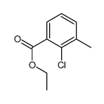 ethyl 2-chloro-3-methylbenzoate结构式
