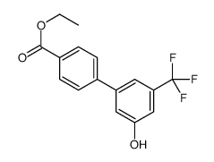 ethyl 4-[3-hydroxy-5-(trifluoromethyl)phenyl]benzoate结构式