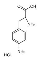 4-Amino-L-phenylalanine hydrochloride (1:1) Structure
