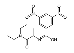 N-[1-(diethylamino)-1-oxopropan-2-yl]-3,5-dinitrobenzamide Structure
