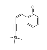 (Z)-2-(4-(trimethylsilyl)but-1-en-3-yn-1-yl)pyridine 1-oxide结构式