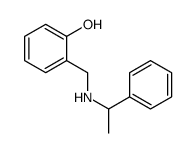 2-[(1-phenylethylamino)methyl]phenol Structure
