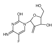 2'-deoxy-2'-methylidene-5-fluorocytidine structure