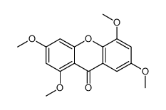 1,3,5,7-tetramethoxyxanthen-9-one Structure