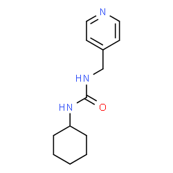 N-CYCLOHEXYL((4-PYRIDYLMETHYL)AMINO)FORMAMIDE结构式