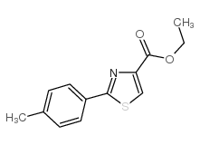 2-对甲苯噻唑-4-羧酸乙酯结构式
