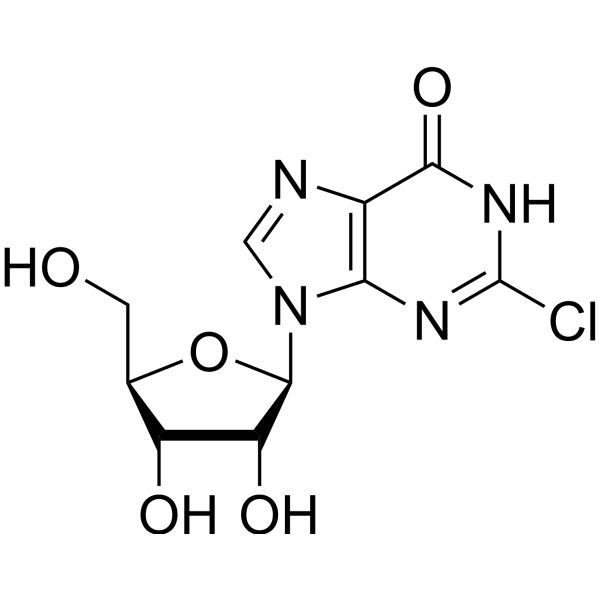 2-chloroinosine structure