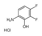 6-Amino-2,3-difluorophenol hydrochloride Structure