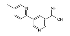 5-(5-methylpyridin-2-yl)pyridine-3-carboxamide Structure