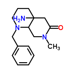 N-[(1-Benzyl-2-piperidinyl)methyl]-N-methylglycinamide结构式