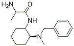 (S)-2-AMino-N-[2-(benzyl-Methyl-aMino)-cyclohexyl]-propionaMide结构式