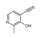 3-hydroxy-2-methylpyridine-4-carbonitrile结构式