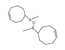 1,3-bis(4-cyclooctenyl)-1,3-diethyldiboroxan Structure