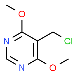 5-(Chloromethyl)-4,6-dimethoxypyrimidine结构式