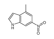 4-methyl-6-nitro-1H-indole结构式