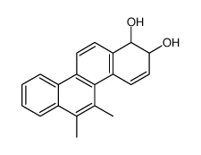 1,2-dihydro-1,2-dihydroxy-5,6-dimethychrysene structure
