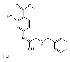 ethyl 4-[[2-(benzylamino)acetyl]amino]-2-hydroxybenzoate,hydrochloride Structure