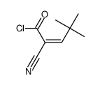 2-cyano-4,4-dimethylpent-2-enoyl chloride结构式