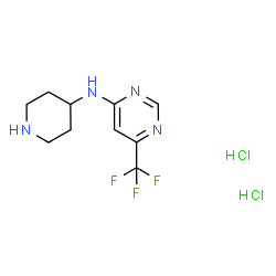 N-(Piperidin-4-yl)-6-(trifluoromethyl)pyrimidin-4-amine dihydrochloride picture