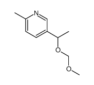 3-(1-(methoxymethoxy)ethyl)-6-methylpyridine结构式