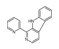 1-pyridin-2-yl-9H-pyrido[3,4-b]indole结构式