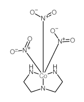 Cobalt,[N-(2-aminoethyl)-1,2-ethanediamine-N,N',N'']tris(nitrito-N)- (9CI) structure