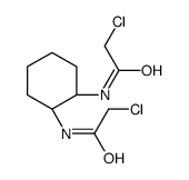 (+/-)-trans-1,2-Bis(chloroacetamido)cyclohexane结构式