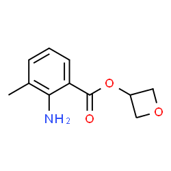 Benzoic acid, 2-amino-3-methyl-, 3-oxetanyl ester (9CI) structure