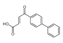 4-oxo-4-(4-phenylphenyl)but-2-enoic acid结构式
