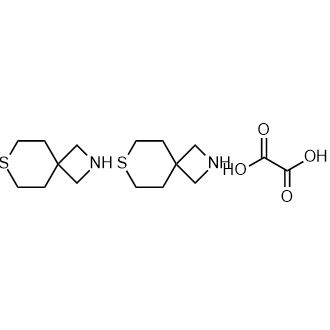 7-硫杂-2-氮杂螺[3.5]壬烷半草酸盐结构式