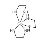 Cobalt(3+),tris(1,2-ethanediamine-kN1,kN2)-, iodide (1:3), (OC-6-11)-结构式