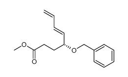 methyl (E)-(R)-4-(benzyloxy)-5,7-octadienoate结构式