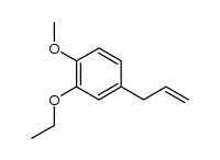 2-ethoxy-4-allyl-1-methoxy-benzene Structure