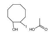acetic acid,(1R,2R)-2-iodocyclooctan-1-ol Structure