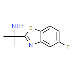 2-Benzothiazolemethanamine,5-fluoro-alpha,alpha-dimethyl-(9CI) structure