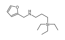 N-[3-(Triethylsilyl)propyl]furfurylamine structure