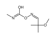 [(E)-(2-methoxy-2-methylpropylidene)amino] N-methylcarbamate结构式