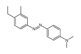 4-[(3-Methyl-4-ethylphenyl)azo]-N,N-dimethylbenzenamine结构式