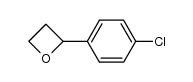(dl)-2-(p-chlorophenyl)oxetane Structure