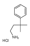 3-methyl-3-phenylbutan-1-amine,hydrochloride结构式