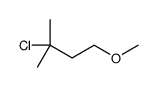 3-chloro-1-methoxy-3-methylbutane Structure
