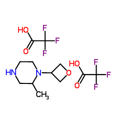 2-Methyl-1-(oxetan-3-yl)piperazine Structure