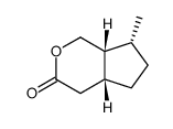 (6R)-9-methyl-3-oxabicyclo[4.3.0]nonan-4-one结构式
