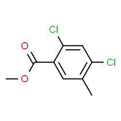2,4-Dichloro-5-methylbenzoic acid methyl ester结构式