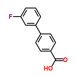 3'-Fluoro-4-biphenylcarboxylic acid Structure