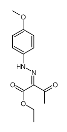 ethyl 2-[(4-methoxyphenyl)hydrazinylidene]-3-oxobutanoate结构式
