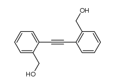 2-[2-(2-hydroxymethylphenyl)-1-ethynyl]phenylmethanol Structure