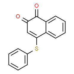 4-(Phenylthio)-1,2-naphthalenedione Structure