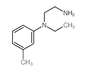 N-(2-氨乙基)-N-乙基间甲苯胺结构式